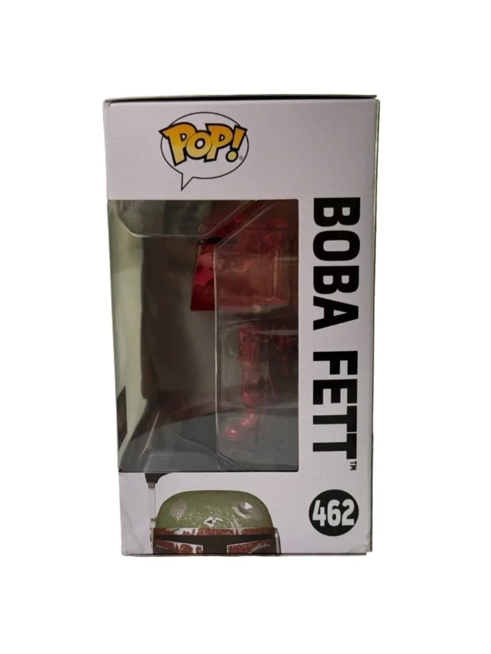 Funko Pop Star Wars Boba Fett Bobblehead #462 Target Con Red Chrome Ltd. Edition - Picture 2 of 5